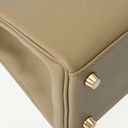 HERMES Kelly 25 Inner Stitching Beige Marfa - W Stamp (around 2024) Women's Swift Leather Handbag