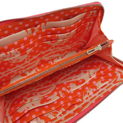 Hermes Azap Silk In Long Rose Azalee Wallet Epson Women's