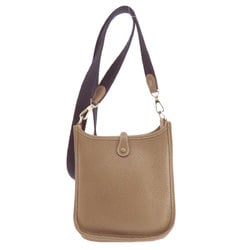 Hermes Evelyn TPM Etoupe Shoulder Bag Taurillon Women's