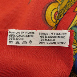 Hermes Carrejuan LUNA PARK Amusement Park Scarf Silk Cashmere Women's