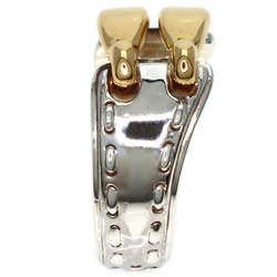 Hermes Horsebit #51 Ring, Silver, K18YG, Women's