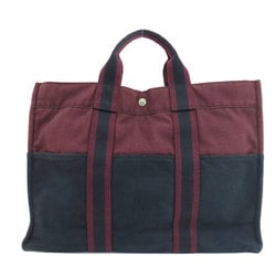 Hermes Sac Foul Tote MM Canvas Bag for Women