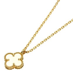 Van Cleef & Arpels Sweet Alhambra Necklace K18 Yellow Gold for Women