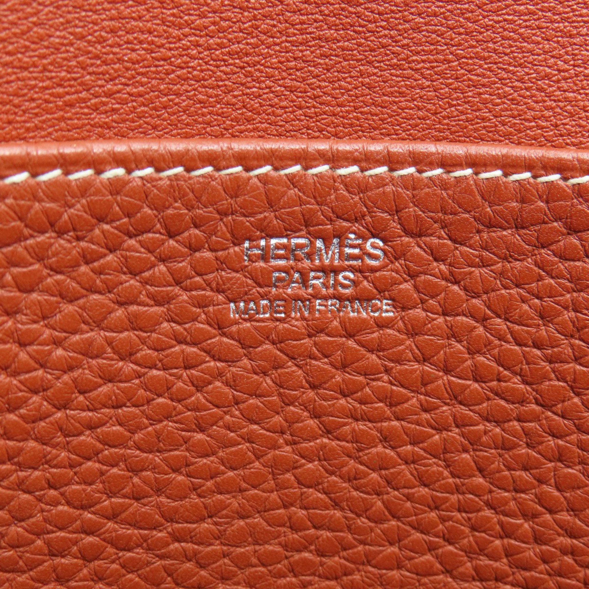 Hermes Arzan 31 Cuivre Handbag Taurillon Women's