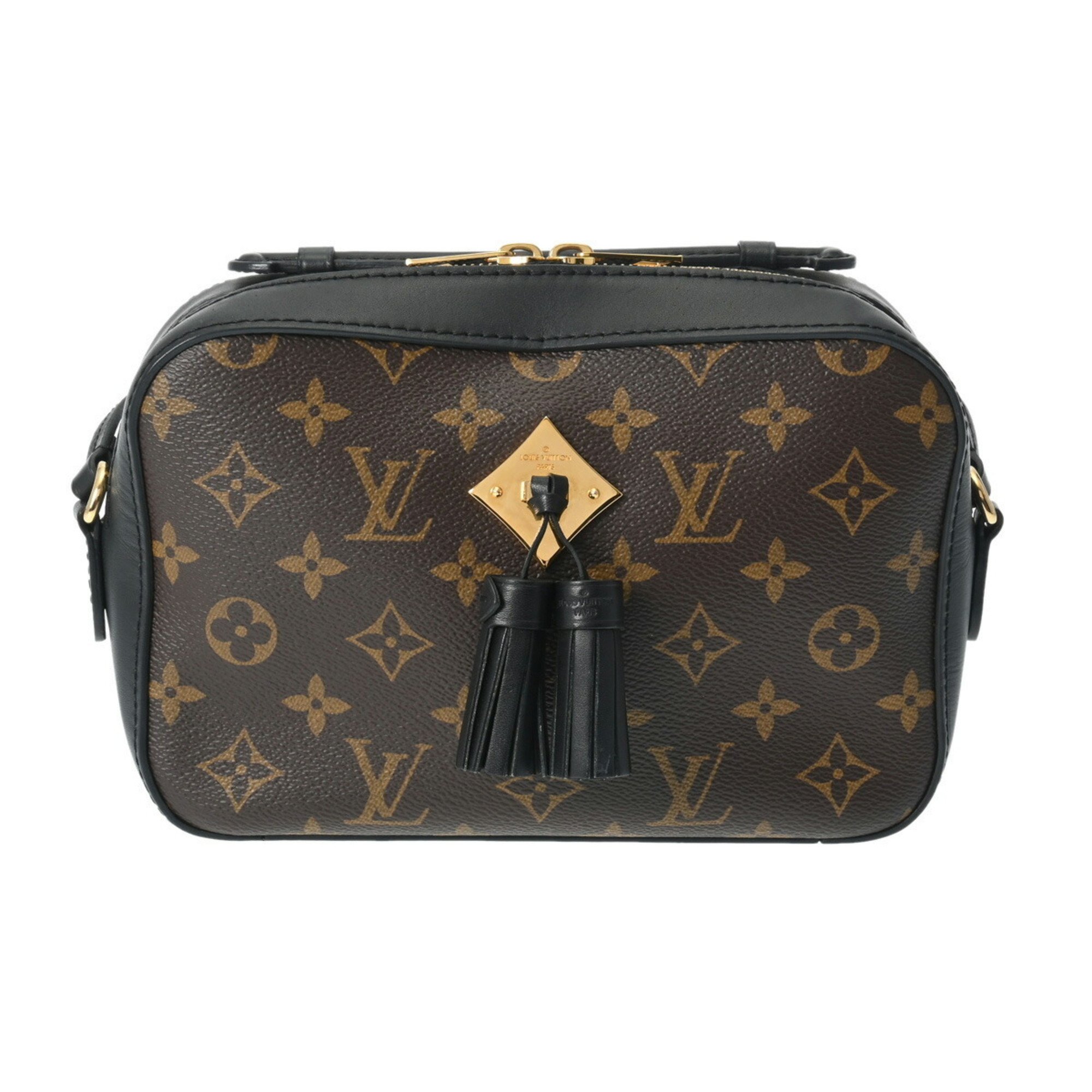 LOUIS VUITTON Louis Vuitton Monogram Santonge Noir M43555 Women's Canvas Shoulder Bag