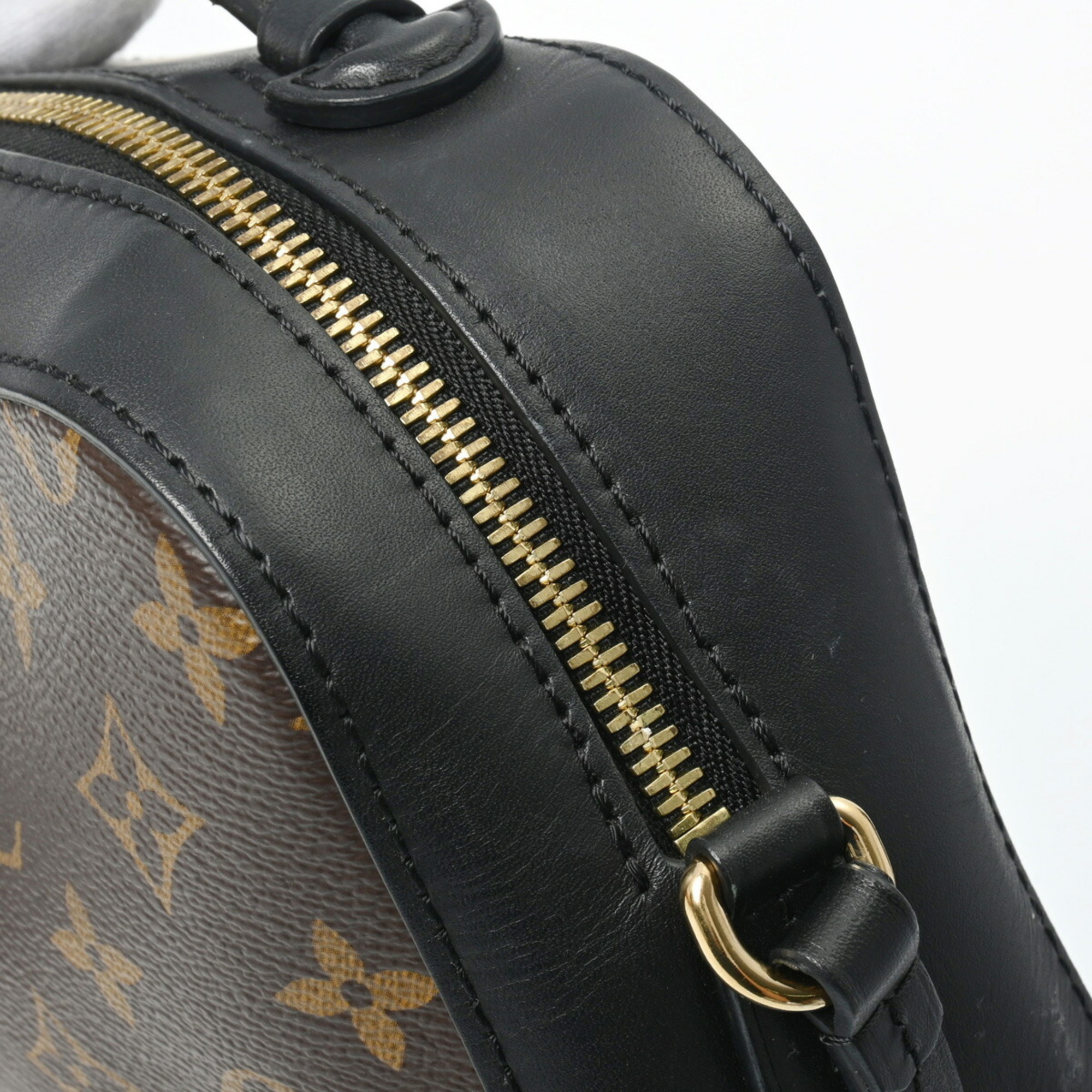 LOUIS VUITTON Louis Vuitton Monogram Santonge Noir M43555 Women's Canvas Shoulder Bag