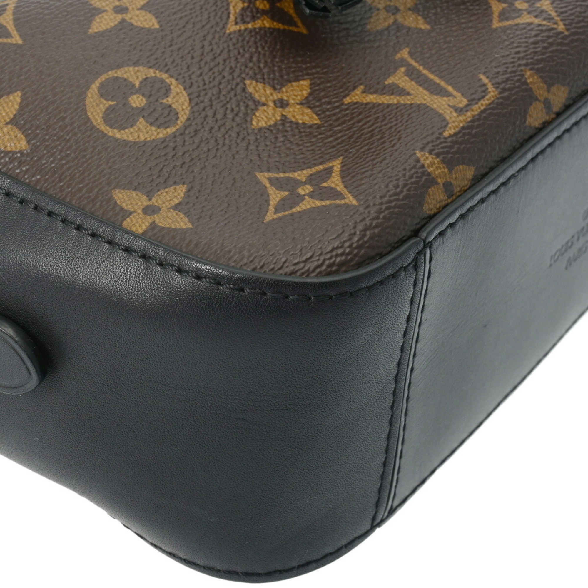 LOUIS VUITTON Louis Vuitton Monogram Santonge Noir M43555 Women's Canvas Shoulder Bag