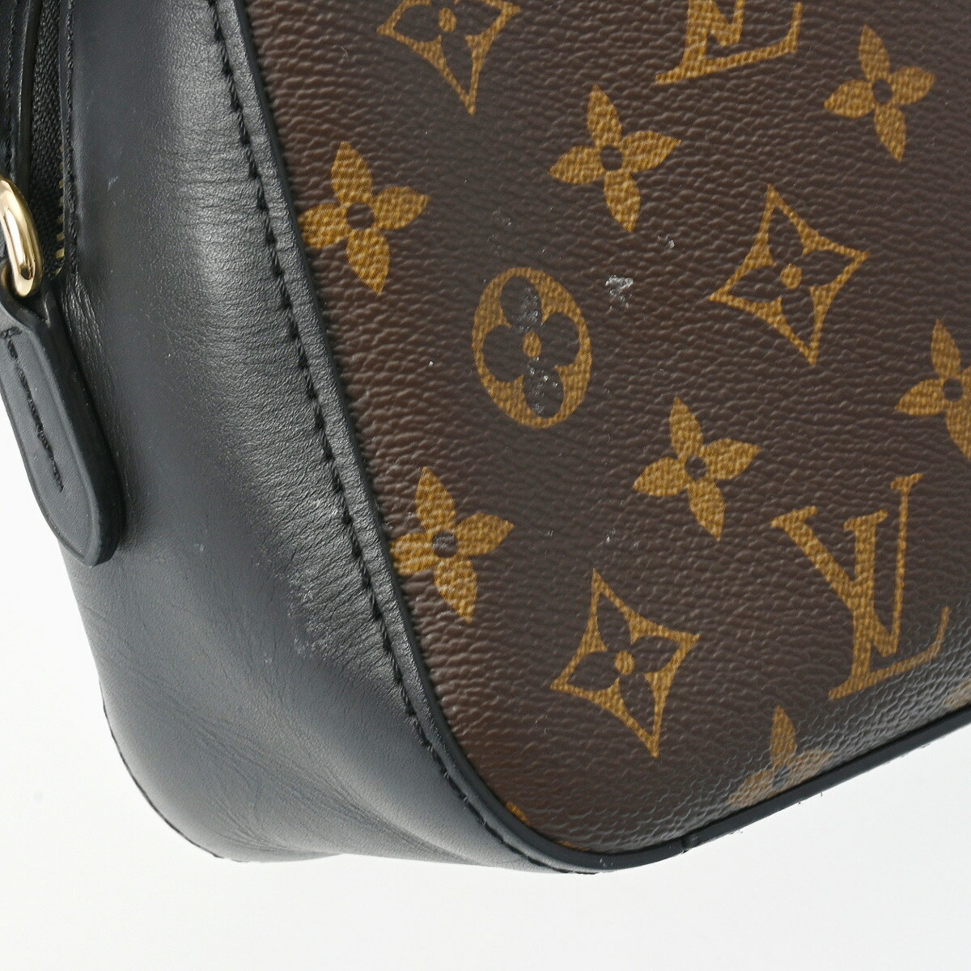 LOUIS VUITTON Louis Vuitton Monogram Santonge Noir M43555 Women's Canvas Shoulder Bag