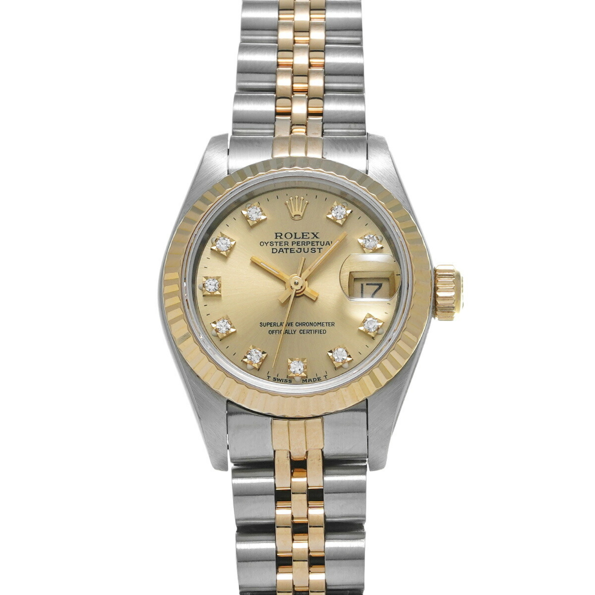 ROLEX Rolex Datejust 69173G Ladies YG/SS Watch Automatic Champagne Dial