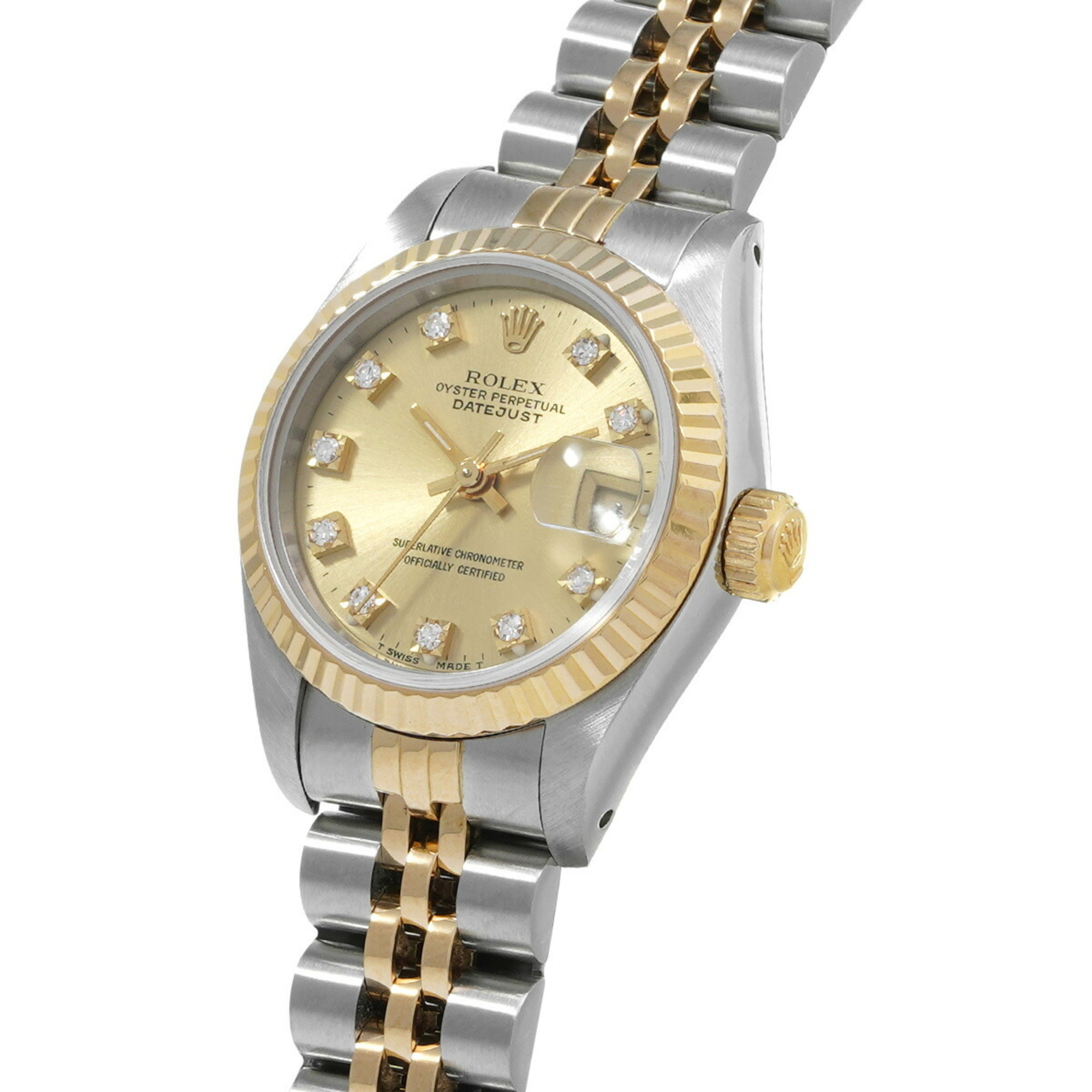 ROLEX Rolex Datejust 69173G Ladies YG/SS Watch Automatic Champagne Dial