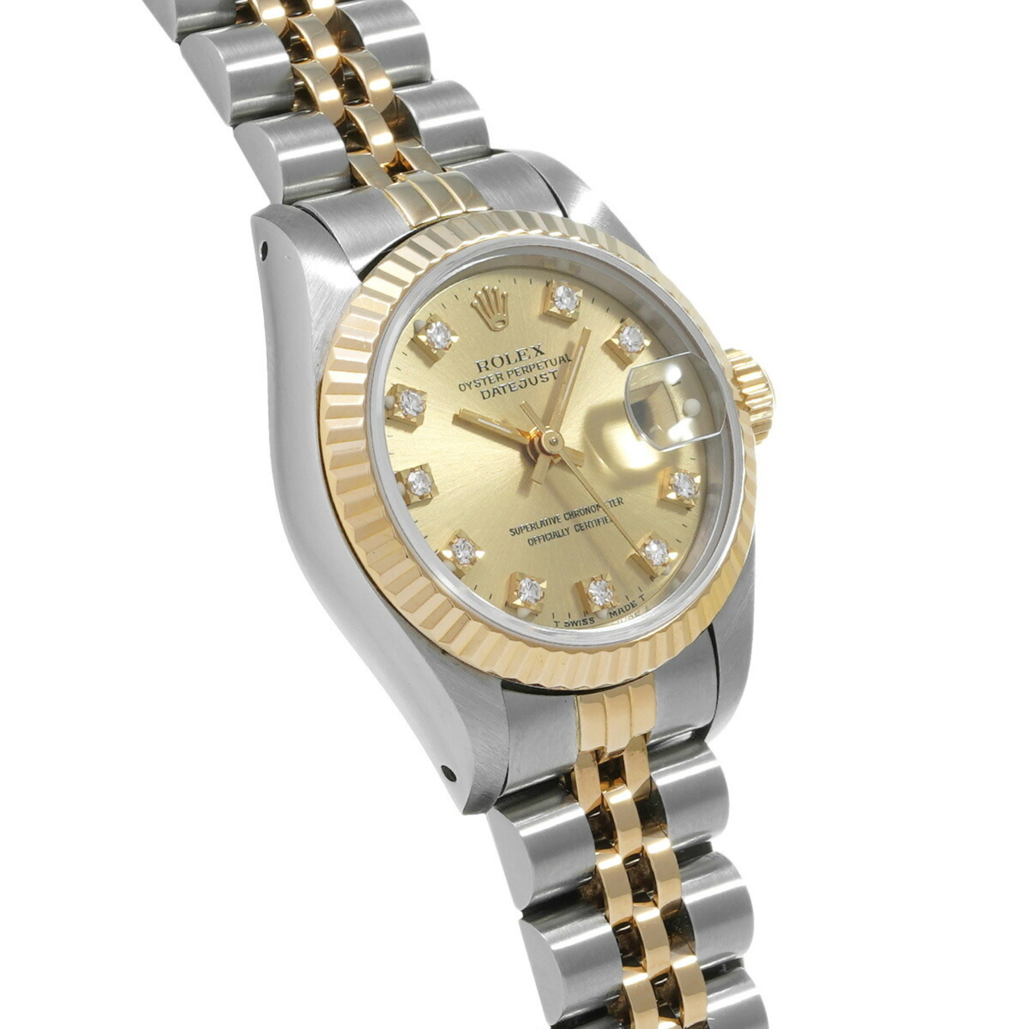 ROLEX Rolex Datejust 69173G Ladies YG/SS Watch Automatic Champagne Dial