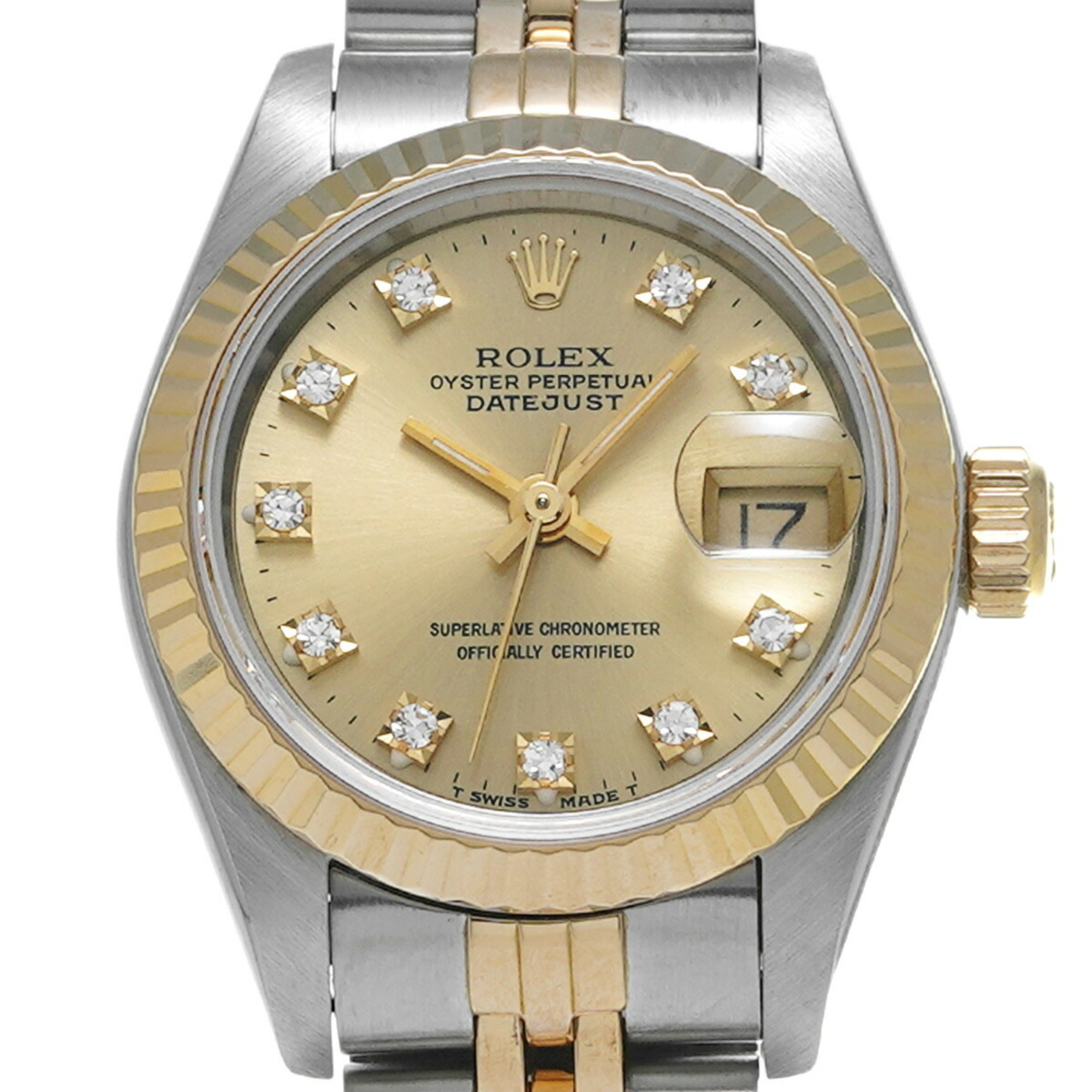 ROLEX Rolex Datejust 69173G Ladies YG/SS Watch Automatic Champagne Dial