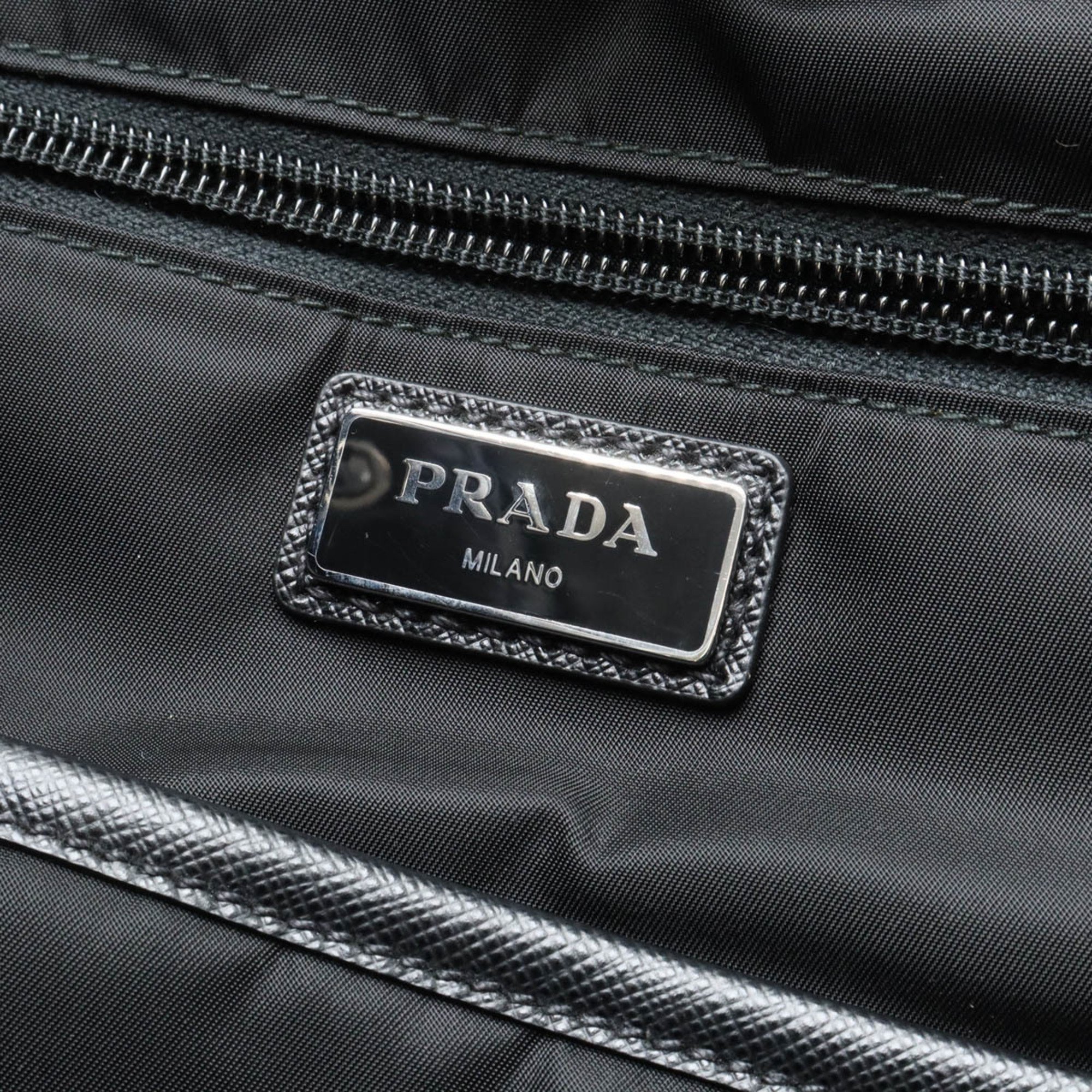 PRADA Prada Backpack Rucksack Daypack Quilted Nylon NERO Black Purchased at a Japanese Boutique 2VZ135