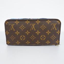 Louis Vuitton Long Wallet Monogram Ikat Flower Portefeuille Ansolite M60390 Grand Blue Men's Women's