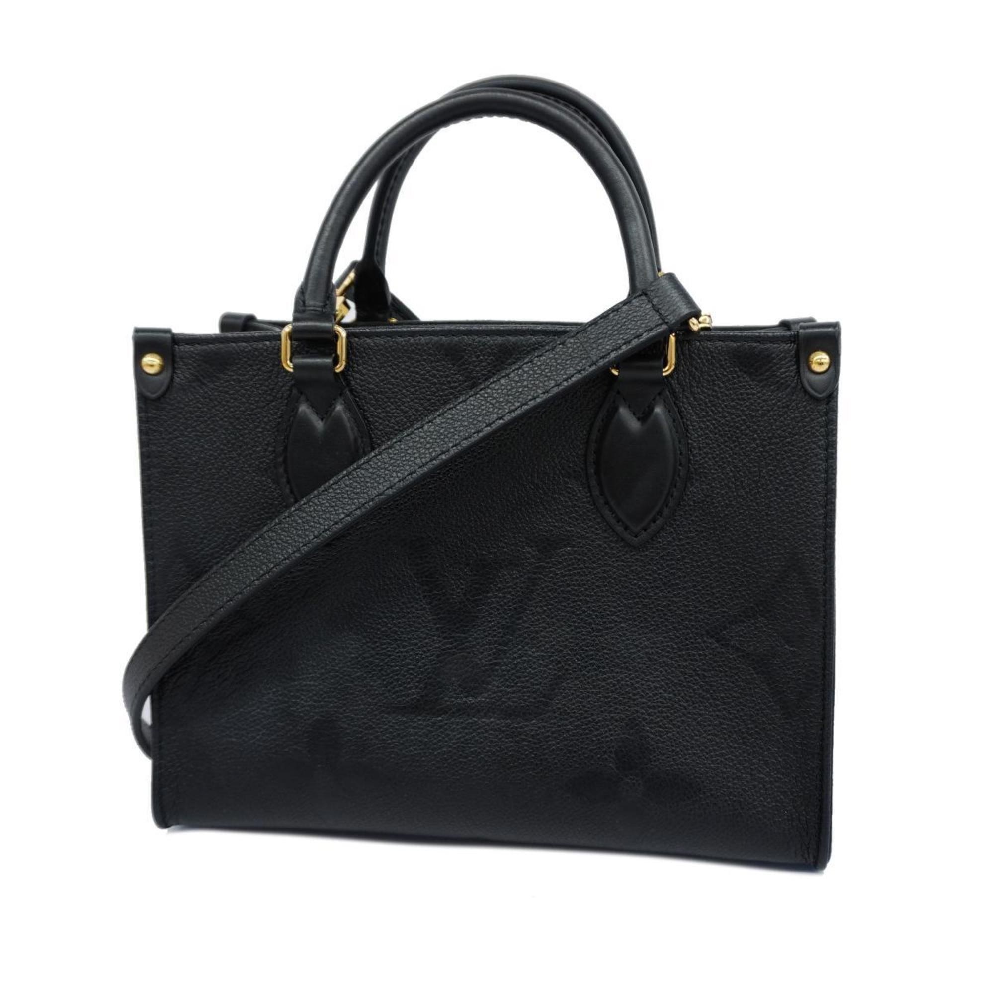 Louis Vuitton Handbag Monogram Empreinte On the Go PM M45653 Noir Ladies