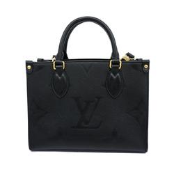 Louis Vuitton Handbag Monogram Empreinte On the Go PM M45653 Noir Ladies