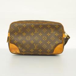 Louis Vuitton Clutch Bag Monogram Marly Dragonne GM M51825 Brown Women's