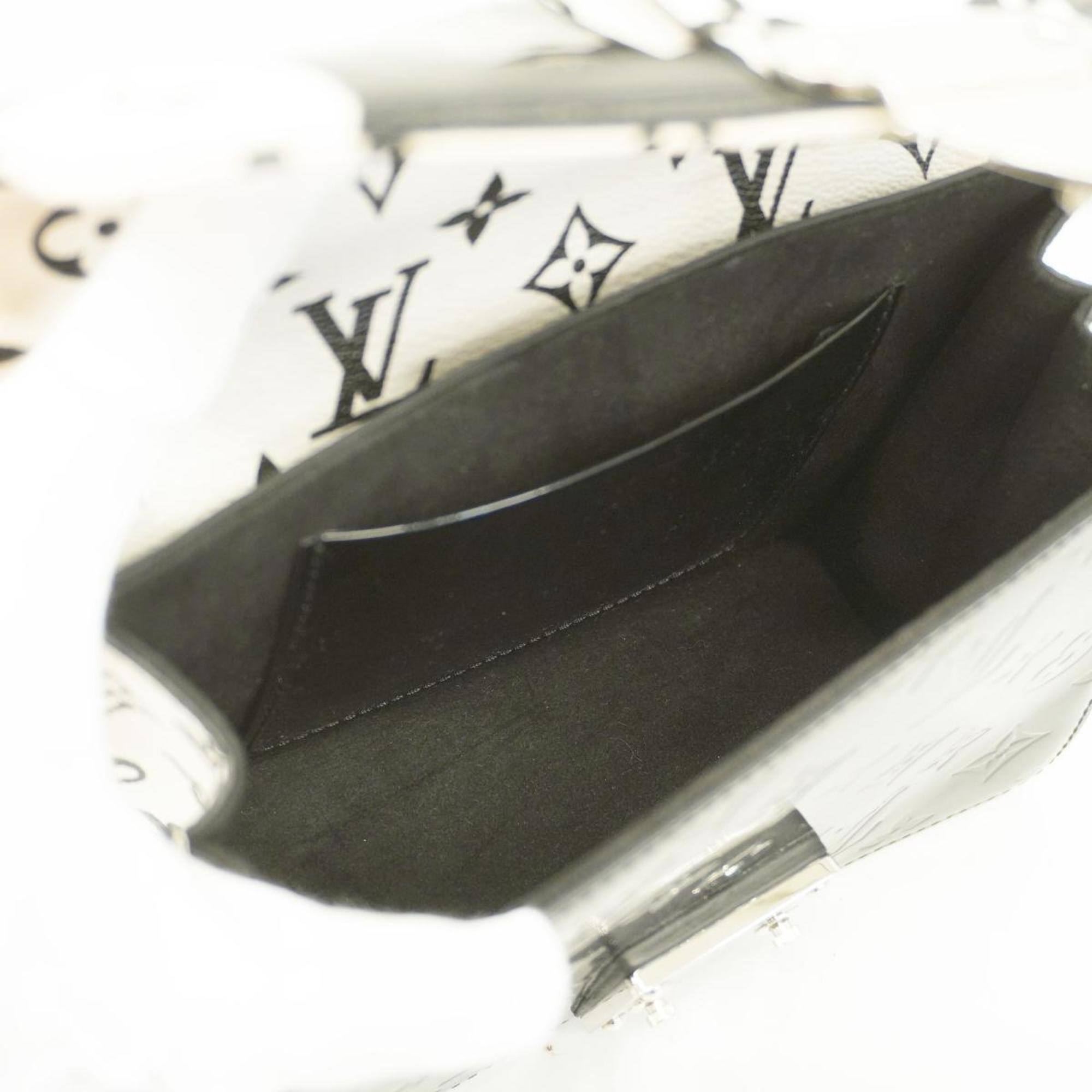 Louis Vuitton Shoulder Bag Vernis Epi Winewood PM M90445 Noir White Ladies