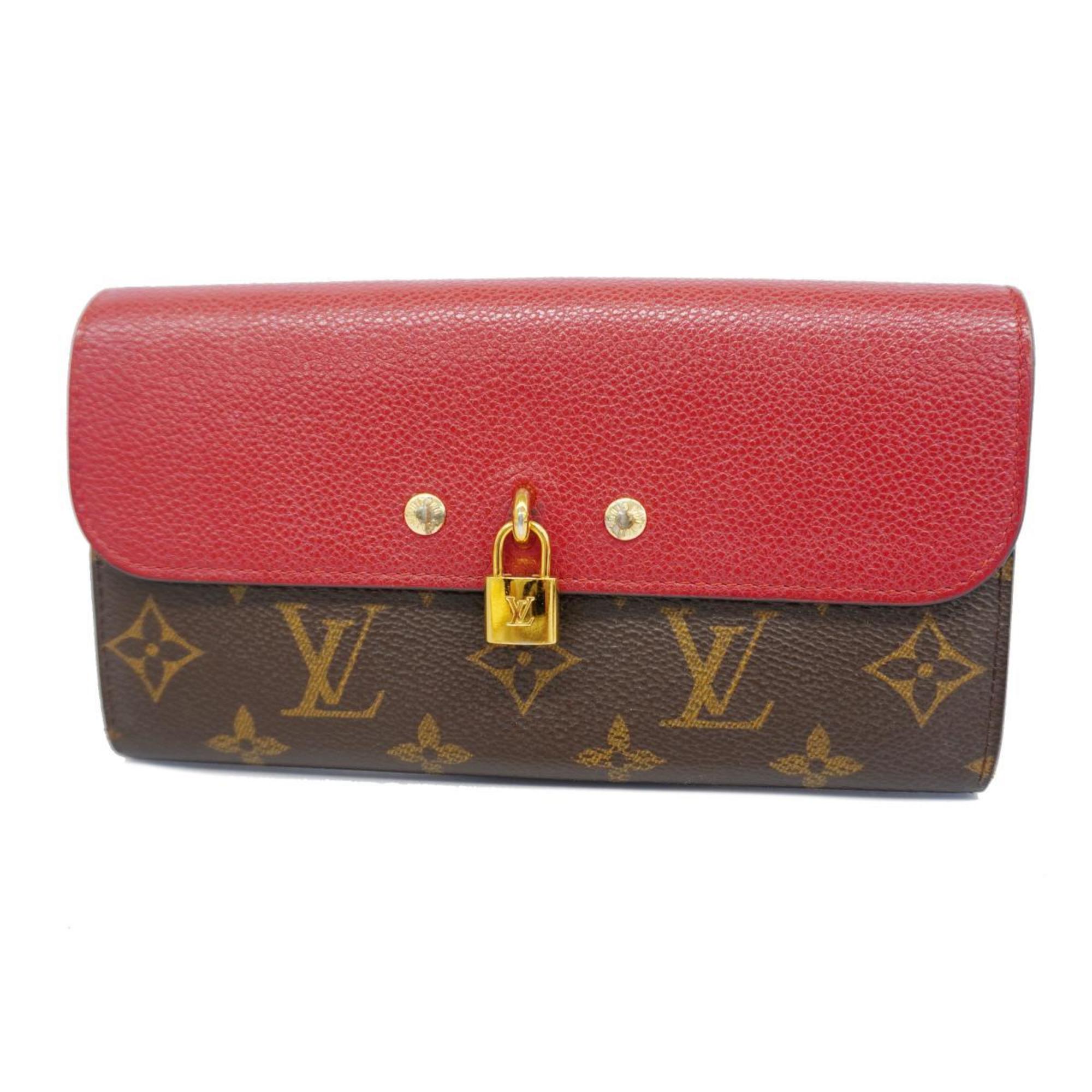 Louis Vuitton Long Wallet Monogram Portefeuille Venus M61836 Cerise Ladies