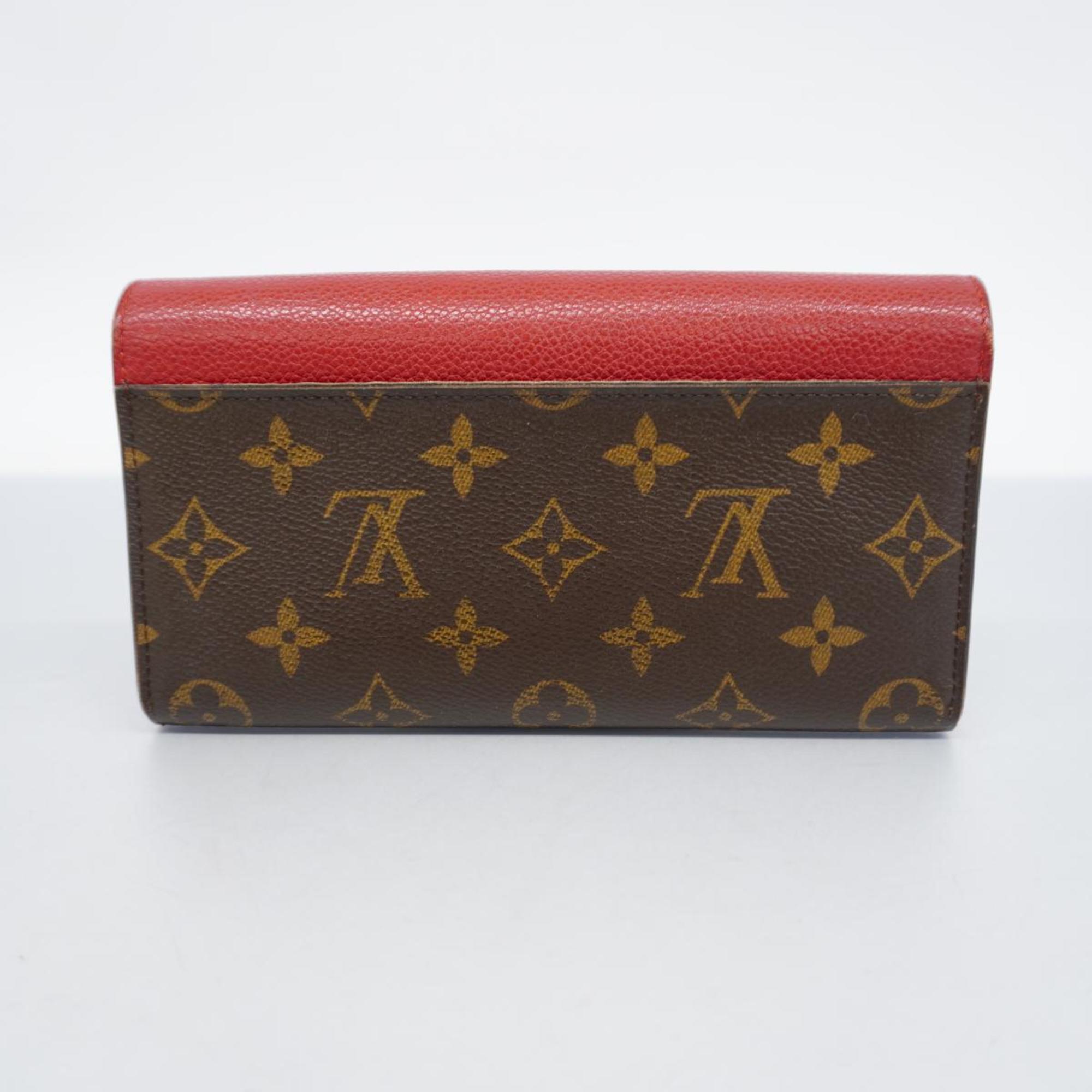 Louis Vuitton Long Wallet Monogram Portefeuille Venus M61836 Cerise Ladies