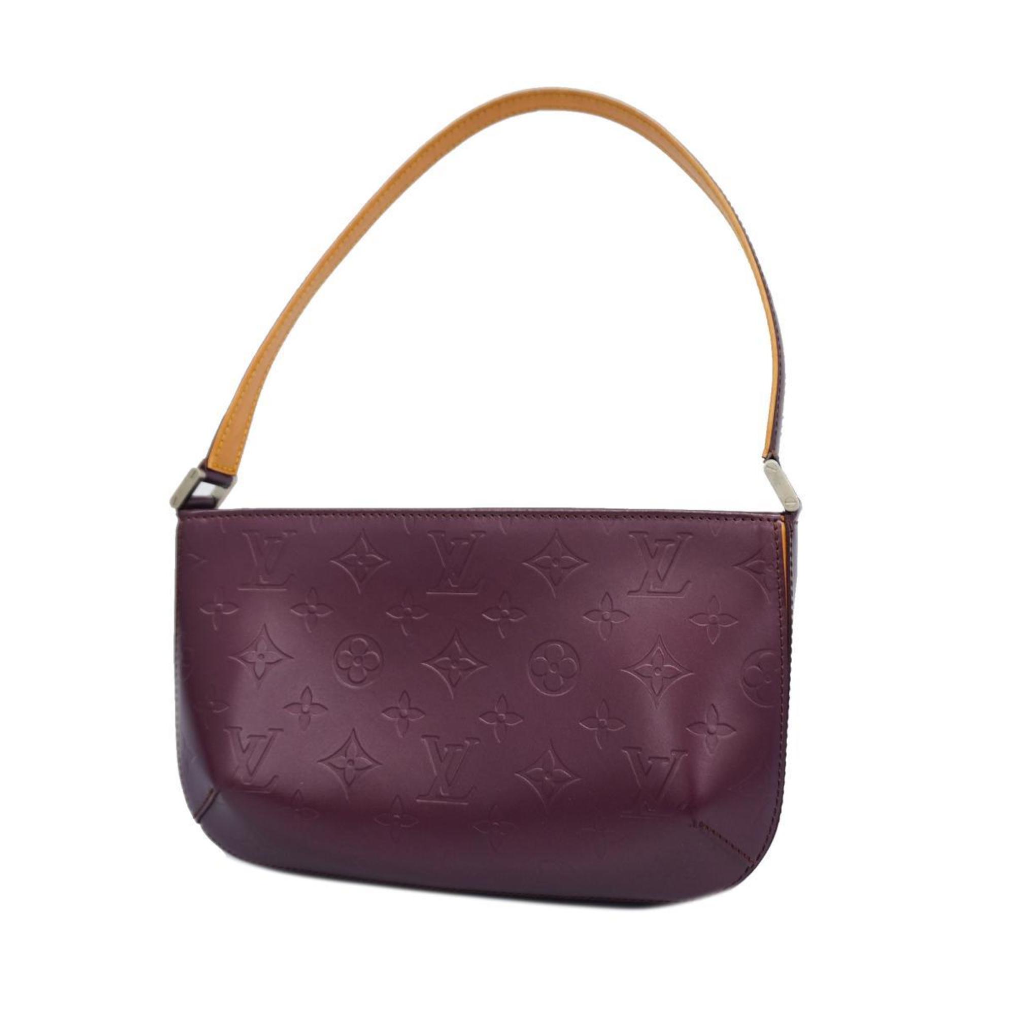 Louis Vuitton Shoulder Bag Monogram Matte Fowler M55146 Violet Ladies