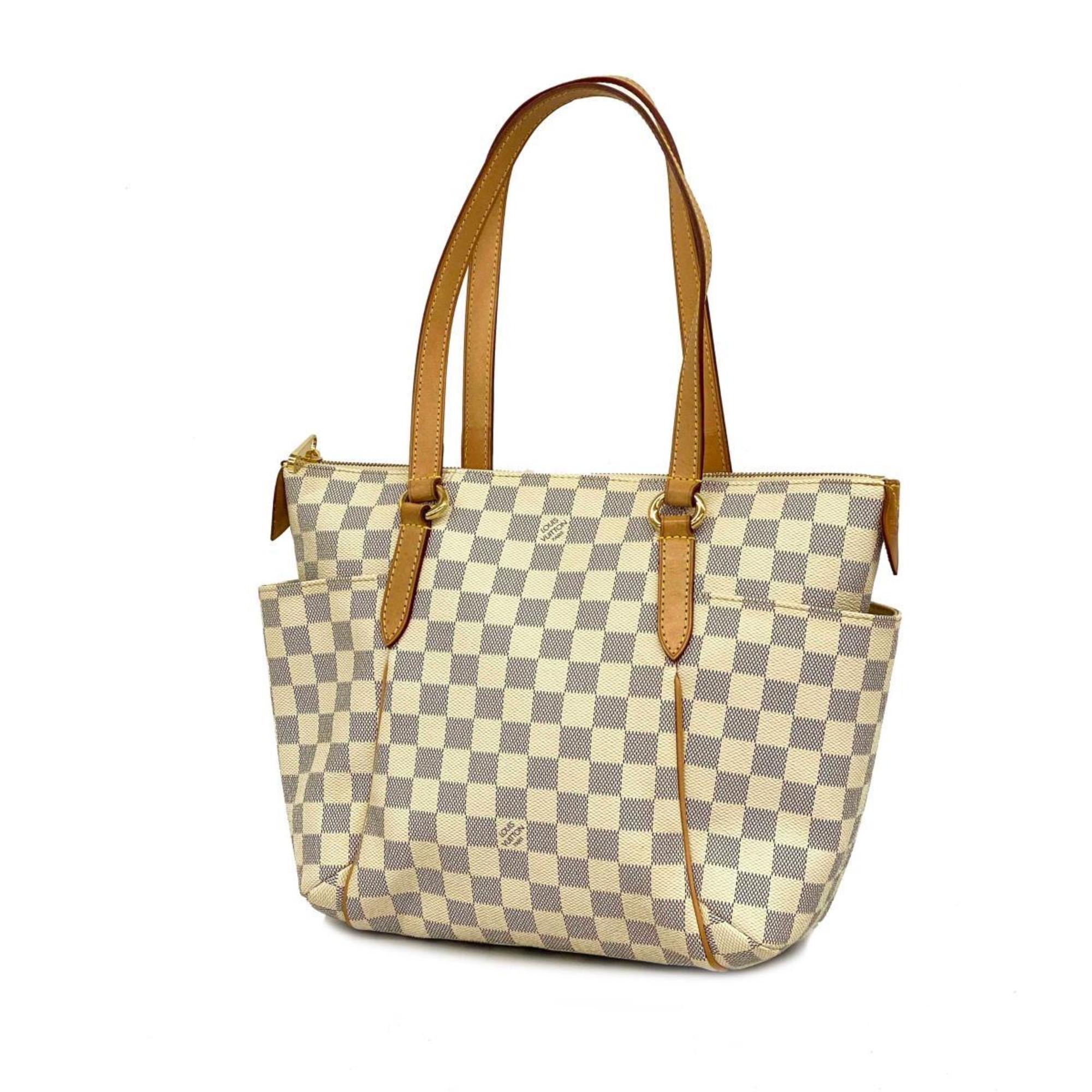 Louis Vuitton Tote Bag Damier Azur Totally PM N41280 White Women's