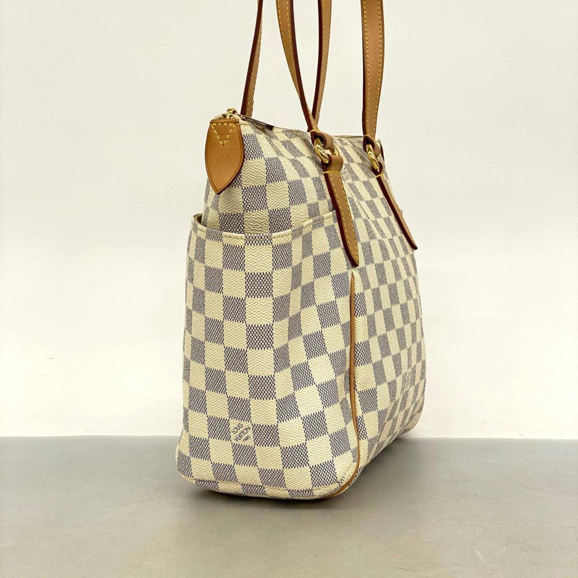 Louis Vuitton Tote Bag Damier Azur Totally PM N41280 White Women's