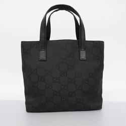 Gucci Tote Bag GG Nylon 76479 Black Women's
