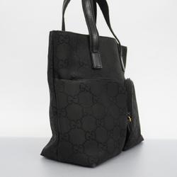 Gucci Tote Bag GG Nylon 76479 Black Women's