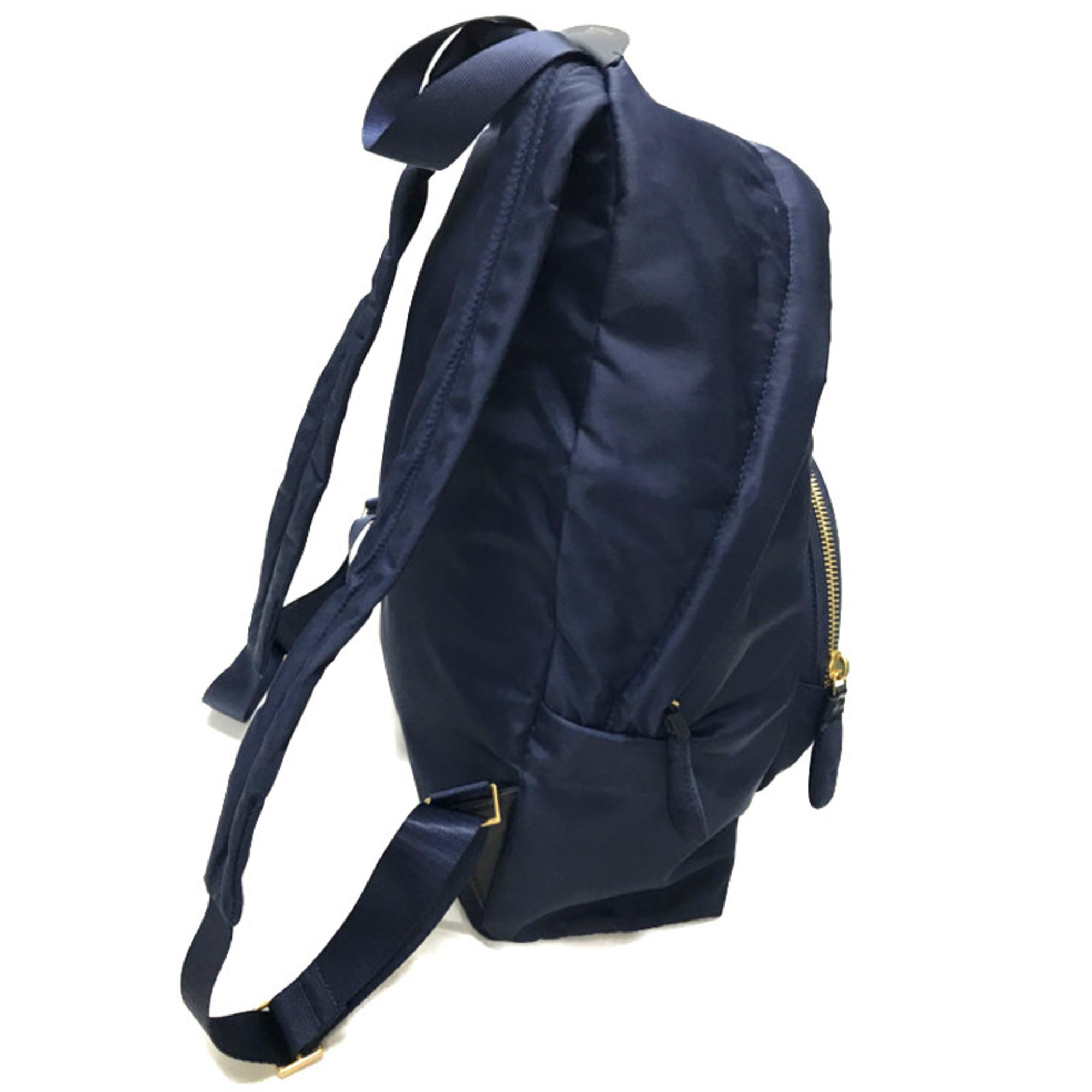 Anya Hindmarch Women's Backpack Smiley Navy Leather