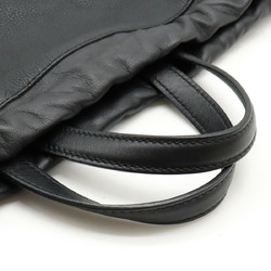 GUCCI Gucci Print Drawstring Backpack Rucksack Tote Bag Leather Black 516639