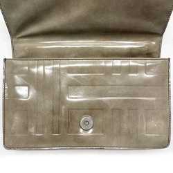 Prada tortoiseshell chain shoulder bag beige brown f-20633 PVC leather style PRADA flap women's