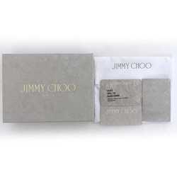 Jimmy Choo card coin case grey black CASEY ec-20605 leather JIMMY CHOO star wallet compact unisex