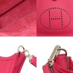 Hermes Evelyn TPM Rose Extreme Shoulder Bag Taurillon Women's
