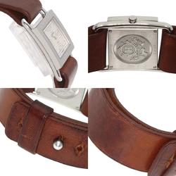 Hermes BA1.510 Barenia watch, stainless steel, leather, ladies