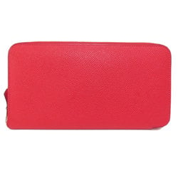 Hermes Azap Long Red Wallet Epson Women's