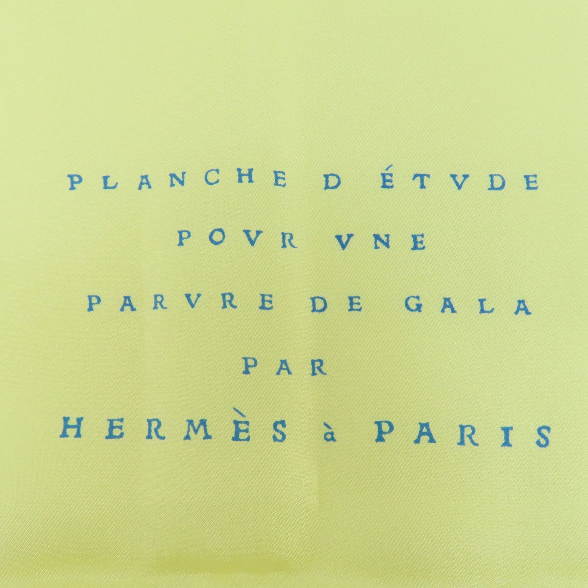 Hermes Carre 90 Tassel Motif Scarf Silk Women's