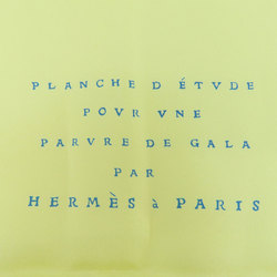 Hermes Carre 90 Tassel Motif Scarf Silk Women's