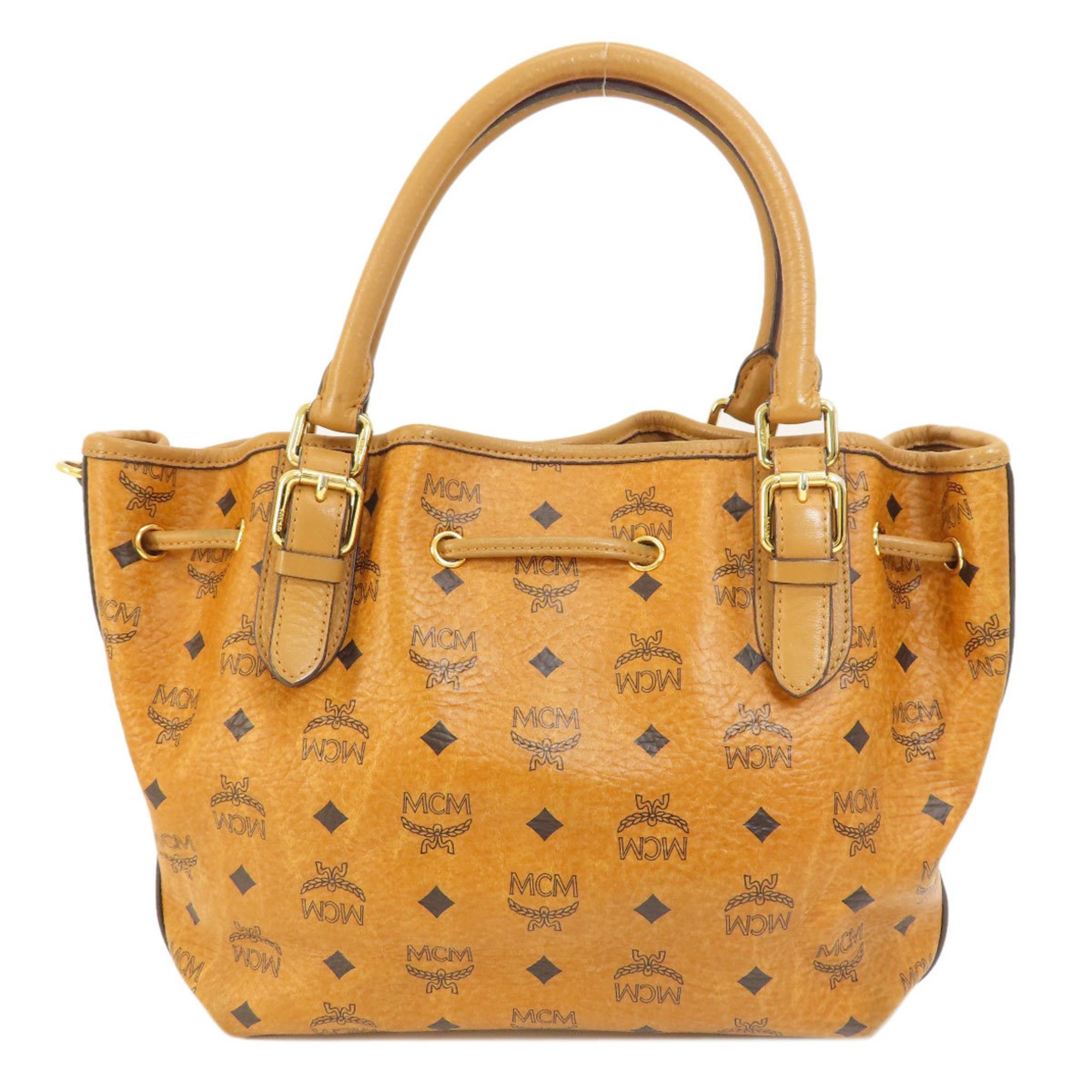 MCM Tote Bag Leather Women's