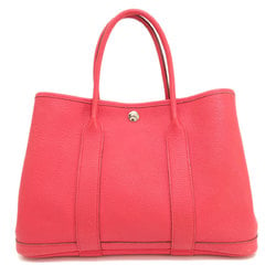 Hermes Garden TPM Pink Handbag Calfskin Women's