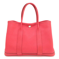 Hermes Garden TPM Pink Handbag Calfskin Women's