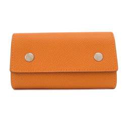 Hermes Serie Etuicle Key Case 4 Orange Epson Women's