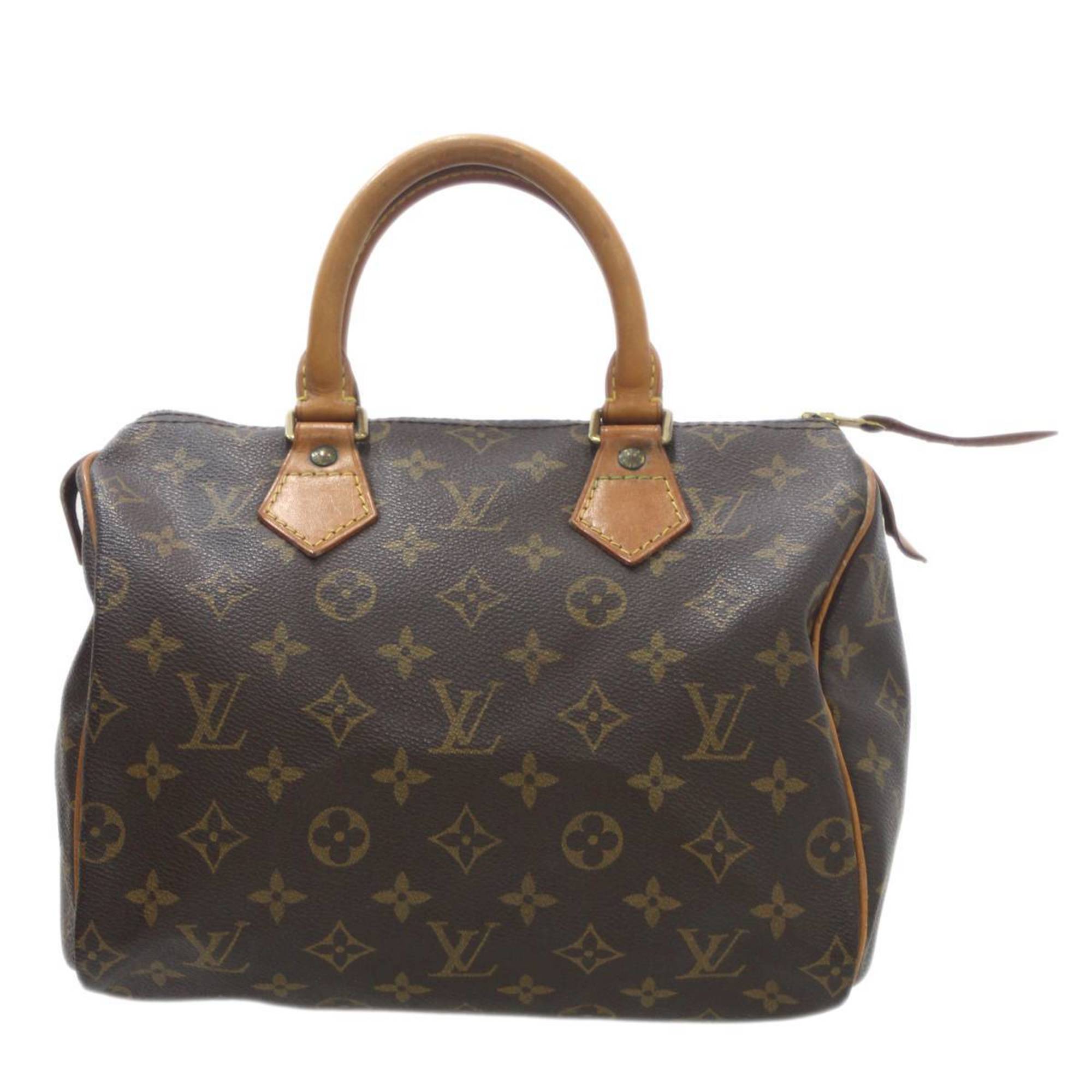 LOUIS VUITTON Louis Vuitton Speedy 25 Boston Bag Handbag Monogram M41528 TH0924 Padlock, 2 keys