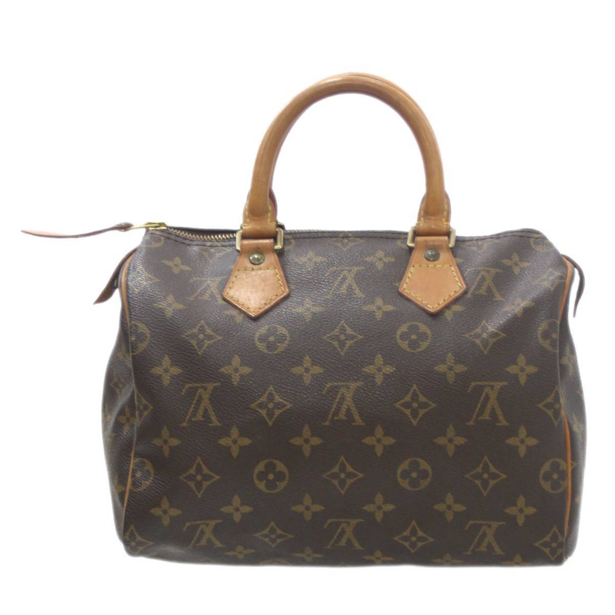 LOUIS VUITTON Louis Vuitton Speedy 25 Boston Bag Handbag Monogram M41528 TH0924 Padlock, 2 keys