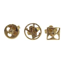 LOUIS VUITTON Louis Vuitton Crazy in Rock Earrings 3-piece set Gold M00395 GE0233