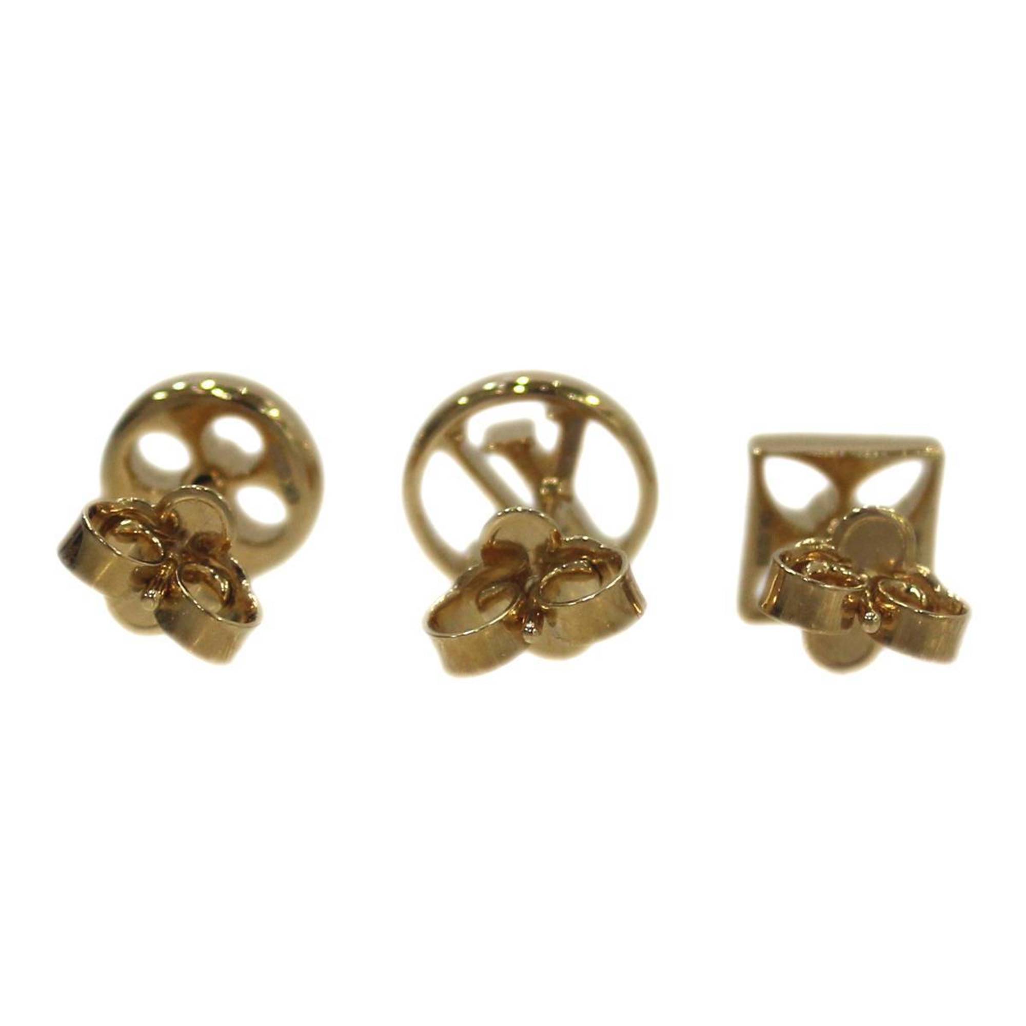 LOUIS VUITTON Louis Vuitton Crazy in Rock Earrings 3-piece set Gold M00395 GE0233