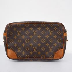 Louis Vuitton Clutch Bag Monogram Compiegne 28 M51845 Brown Men's Women's