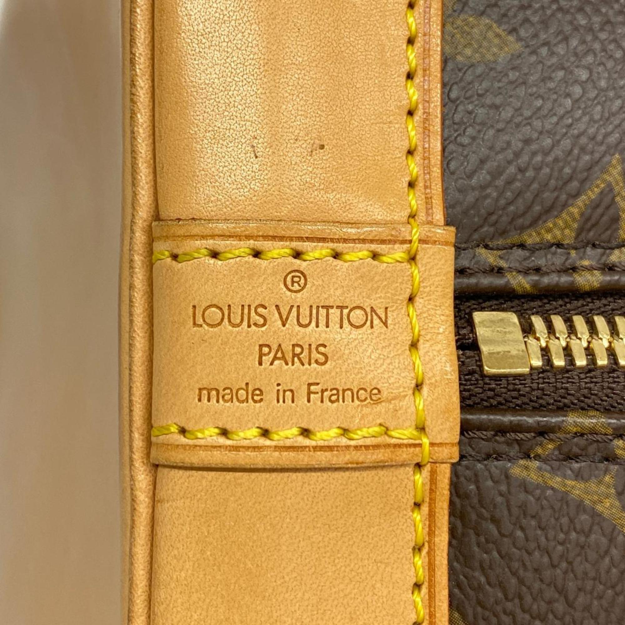 Louis Vuitton handbag Monogram Alma M51130 Brown ladies