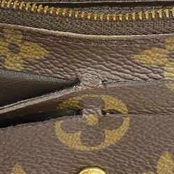 Louis Vuitton Long Wallet Monogram Portefeuille Emily M60698 Mimosa Ladies