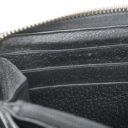 Gucci Long Wallet GG Marmont 428736 Leather Black Men's